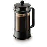 Bodum 1788-01 KENYA Kaffeebereiter (French Press System, Spülmaschinengeeignet, 1,0 liters) schwarz