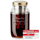 dripdrip BREWJAR XL Cold Brew Coffee Jar, professionelle Kaffeemaschine für kalt gebrühten Kaffee...